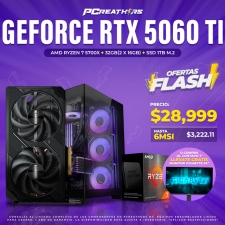 OFB014 - EQUIPO AMD Ryzen 7 5700X + 32GB (2x16GB) + GeForce RTX 5060 Ti