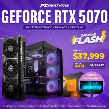 OFB02 - EQUIPO AMD Ryzen 5 7600X3D + RAM 24GB + Geforce RTX 5070