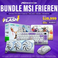OFB020 - Bundle MSI Tarjeta de Video GeForce RTX 5070 Ti 16GB OC + Teclado + Mouse + Mousepad (FRIEREN Edition)