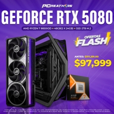 OFB027 - EQUIPO AMD Ryzen 7 9850X3D + 48GB (2x24GB) + GeForce RTX 5080