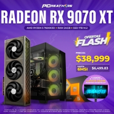 OFB04 - EQUIPO AMD Ryzen 5 7600X3D + RAM 24GB + Radeon RX 9070 XT
