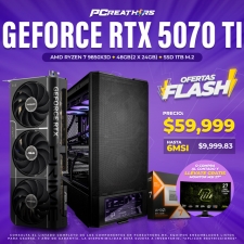 OFB08 - EQUIPO AMD Ryzen 7 9850X3D + 48GB (2x24GB) + GeForce RTX 5070 Ti
