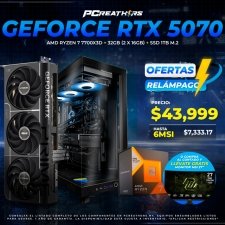 OFC008 - Equipo AMD Ryzen 7 7700X3D + 32GB (2x16GB) + GeForce RTX 5070
