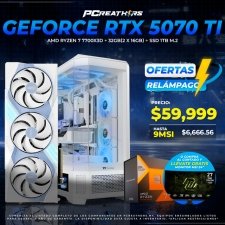 OFC009 - Equipo AMD Ryzen 7 7700X3D + 32GB (2x16GB) + GeForce RTX 5070 Ti