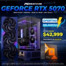 OFC025 - Equipo AMD Ryzen 7 7800X3D + 32GB (2x16GB) + GeForce RTX 5070
