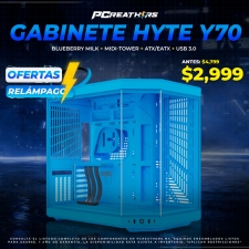OFR035 - Gabinete Hyte Y70 Blueberry Milk