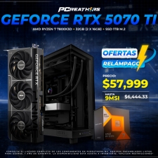 OFR039 - Equipo AMD Ryzen 7 7800X3D + 32GB (2x16GB) + GeForce RTX 5070 Ti