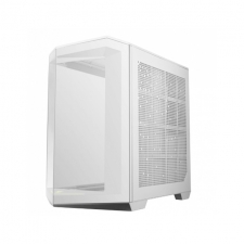 Gabinete MSI MAG PANO 100L PZ / WHITE con Ventana, Midi-Tower, ATX/Micro-ATX, USB, sin Fuente, sin Ventiladores Instalados, Blanco