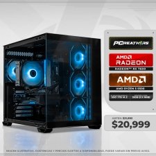 PCRB072 - Equipo AMD Ryzen 5 5500 + 32GB (2x16GB) + Radeon RX 7600
