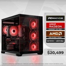 PCRB073 - Equipo AMD Ryzen 7 5700X + 16GB RAM + Radeon RX 7600