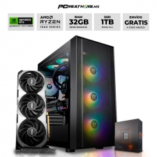 PCRA095 - EQUIPO AMD Ryzen 7 7700X + 32GB (2x16GB) + GeForce RTX 4070 Ti SUPER