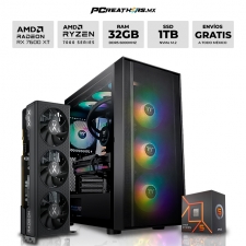 PCRA101 - EQUIPO AMD Ryzen 5 7600, + 32GB (2 x 16GB) + Radeon RX 7600 XT 16GB