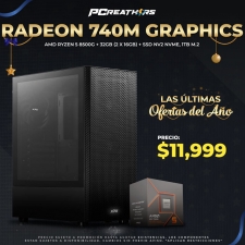 PCRA190 - EQUIPO AMD Ryzen 5 8500G + 32GB (2x16GB) + Gráficos Radeon 740M