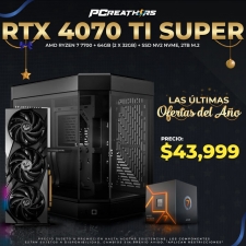 PCRA194 - EQUIPO AMD Ryzen 7 7700 + 64GB (2 x 32GB) + GeForce RTX 4070 Ti SUPER