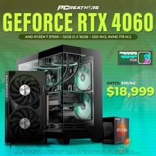 PCRA592 - Equipo AMD Ryzen 7 5700X + 32GB - 2 x 16GB + GeForce RTX 4060