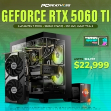 PCRA593 - Equipo AMD Ryzen 7 5700X + 32GB - 2 x 16GB + GeForce RTX 5060 Ti