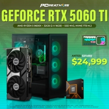 PCRA599 - Equipo AMD Ryzen 5 9600X + 32GB (2 x 16GB) + GeForce RTX 5060 Ti