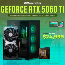 PCRA599 - Equipo AMD Ryzen 5 9600X + 32GB (2 x 16GB) + GeForce RTX 5060 Ti