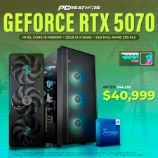 PCRA615 - Equipo Intel Core i9-14900KF + 32GB (2 x 16GB) + GeForce RTX 5070