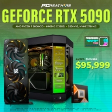 PCRA616 - EQUIPO AMD Ryzen 7 9800X3D + 64GB (2 x 32GB) + GeForce RTX 5090