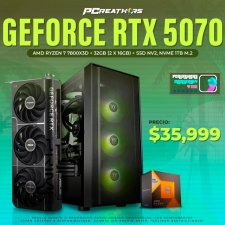 PCRA620 - Equipo AMD Ryzen 7 7800X3D + 32GB (2 x 16GB) + GeForce RTX 5070