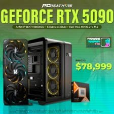 PCRA635 - Equipo AMD Ryzen 7 9800X3D + 32GB (2X16GB) + GeForce RTX 5090