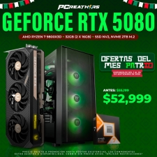 PCRA697 - Equipo AMD Ryzen 7 9800X3D + 32GB - 2 x 16GB + GeForce RTX 5080