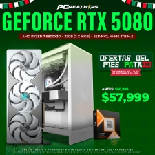 PCRA698 - Equipo AMD Ryzen 7 9800X3D + 32GB - 2 x 16GB + GeForce RTX 5080