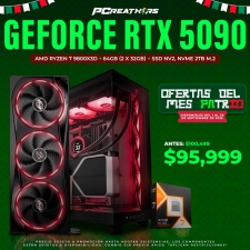 PCRA700 - Equipo AMD Ryzen 7 9800X3D + 64GB (2 x 32GB) + GeForce RTX 5090