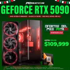 PCRA701 - Equipo AMD Ryzen 9 9950X3D + 64GB - 2 x 32GB + GeForce RTX 5090