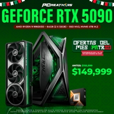 PCRA702 - Equipo AMD Ryzen 9 9950X3D + 64GB - 2 x 32GB + GeForce RTX 5090