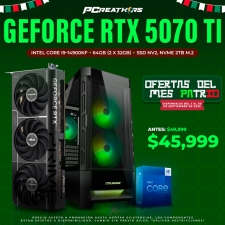PCRA704 - Equipo Intel Core i9-14900KF + 64GB (2 x 32GB) + GeForce RTX 5070 Ti