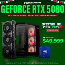 PCRA705 - Equipo Intel Core Ultra 7 265F + 32GB - 2 x 16GB + GeForce RTX 5080