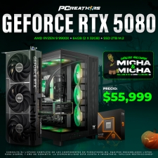 PCRA755 - Equipo AMD Ryzen 9 9900X + 64GB (2 x 32GB) + GeForce RTX 5080