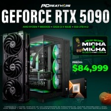 PCRA756 - Equipo AMD Ryzen 7 9800X3D + 32GB (2x16GB) + GeForce RTX 5090