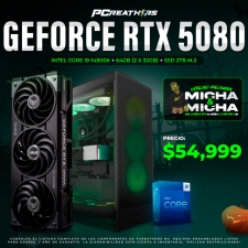 PCRA769 - Equipo Intel Core i9-14900K + 64GB (2 x 32GB) + GeForce RTX 5080