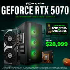 PCRA775 - Equipo AMD Ryzen 5 9600X + 32GB (2x16GB) + GeForce RTX 5070