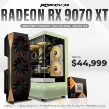 PCRA778 - Equipo AMD Ryzen 7 9800X3D + 32GB (2x16GB) + Radeon RX 9070 XT