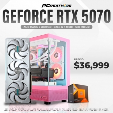 PCRA812 - Equipo AMD Ryzen 7 7800X3D + 32GB - 2 x 16GB + GeForce RTX 5070