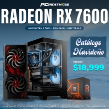 PCRA817 - Equipo AMD Ryzen 5 7600 + 16GB RAM + Radeon RX 7600