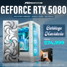 PCRA831 - Equipo AMD Ryzen 9 9950X3D + 64GB - 2 x 32GB + GeForce RTX 5080