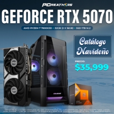 PCRA844 - Equipo AMD Ryzen 7 7800X3D + 32GB - 2 x 16GB + GeForce RTX 5070
