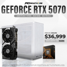 PCRA881 - Equipo AMD Ryzen 7 9700X + 32GB - 2 x 16GB + GeForce RTX 5070