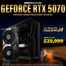 PCRA883 - Equipo AMD Ryzen 7 7800X3D + 32GB - 2 x 16GB + GeForce RTX 5070