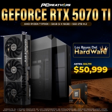 PCRA887 - Equipo AMD Ryzen 7 9700X + 32GB - 2 x 16GB + GeForce RTX 5070 Ti