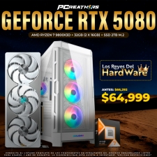 PCRA891 - Equipo - AMD Ryzen 7 9800X3D + 32GB - 2 x 16GB + GeForce RTX 5080