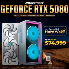 PCRA902 - Equipo AMD Ryzen 7 9800X3D + 48GB RAM + GeForce RTX 5080