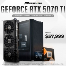 PCRA932 - Equipo AMD Ryzen 7 9800X3D + 32GB - 2 x 16GB + GeForce RTX 5070 Ti