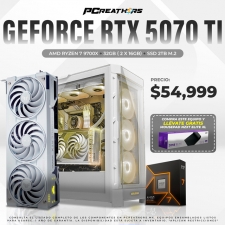 PCRA938 - Equipo AMD Ryzen 7 9700X + 32GB (2 x 16GB) + GeForce RTX 5070 Ti