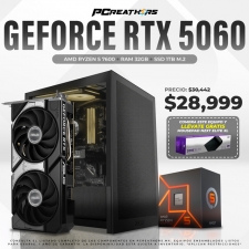 PCRA941 - EQUIPO AMD Ryzen 5 7600 + RAM 32GB + GeForce RTX 5060